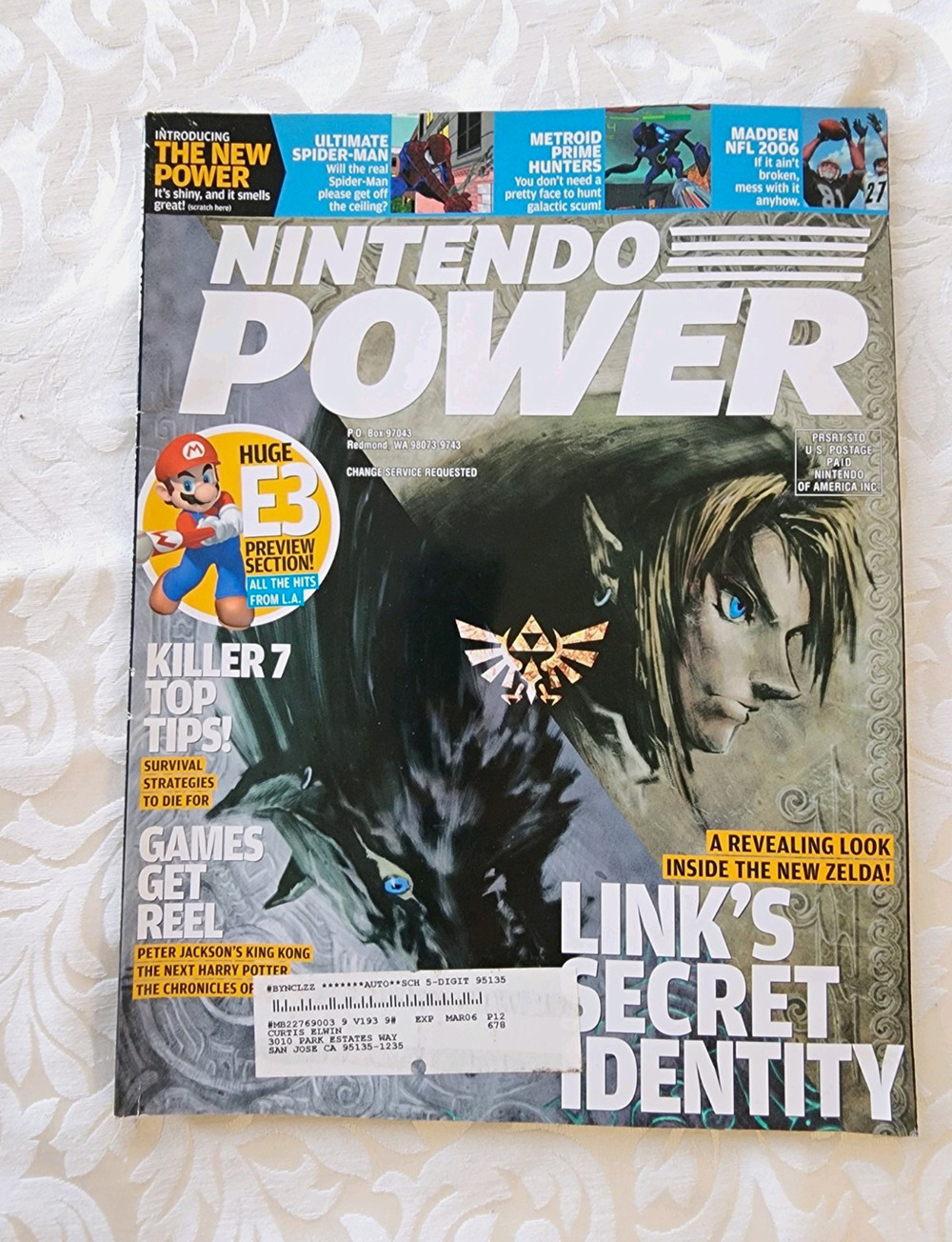 Nintendo Power July 2005 Issue 191 Link’s Secret Identity Zelda